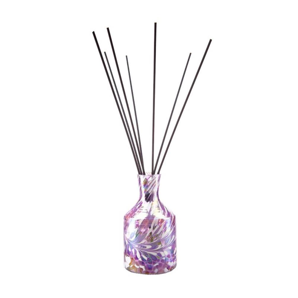Amelia Art Glass Violet & White Apothecary Reed Diffuser £16.19